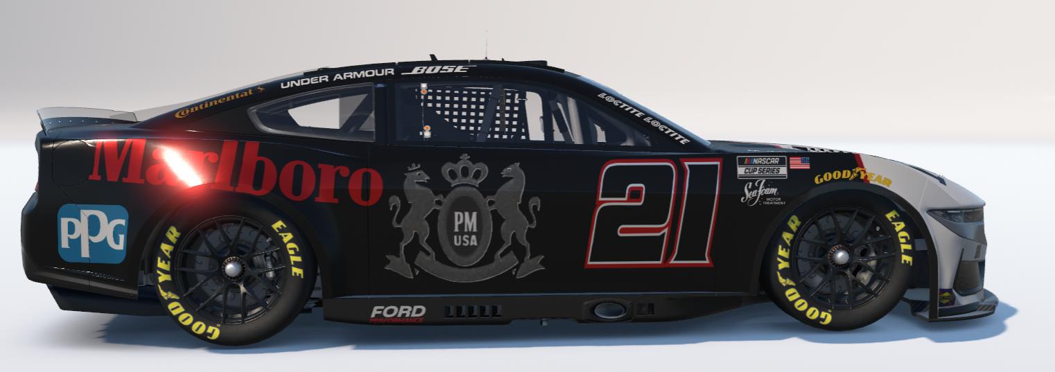 Preview of Marlboro Black NASCAR Cup Series Next Gen Ford Mustang by Ronald Lawson2