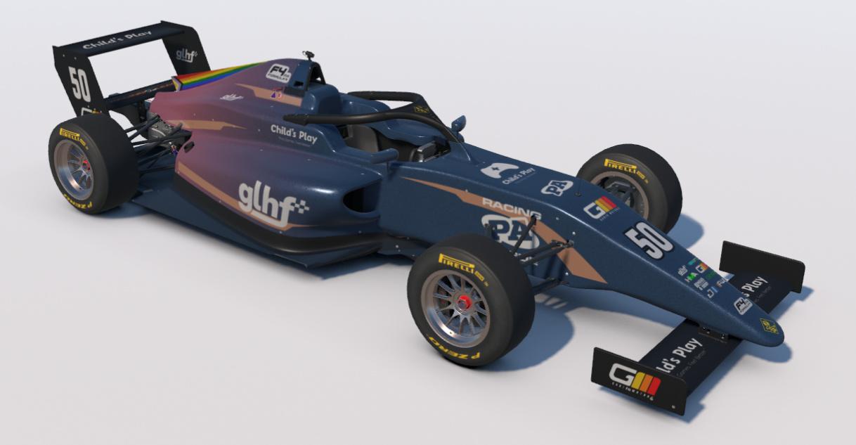 Preview of GLHF Powered by Gabir Motors - Blue/Rose Edition by Alexander Fuller