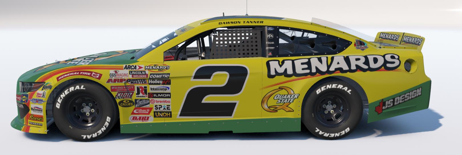 Preview of #2 Quaker State//Menards Ford Mustang by Jordan S.