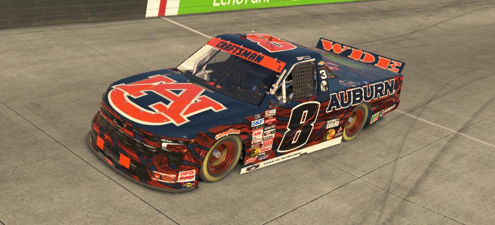 Preview of Chevrolet Silverado Truck 2019 Auburn Truck by Andrew Duffield2