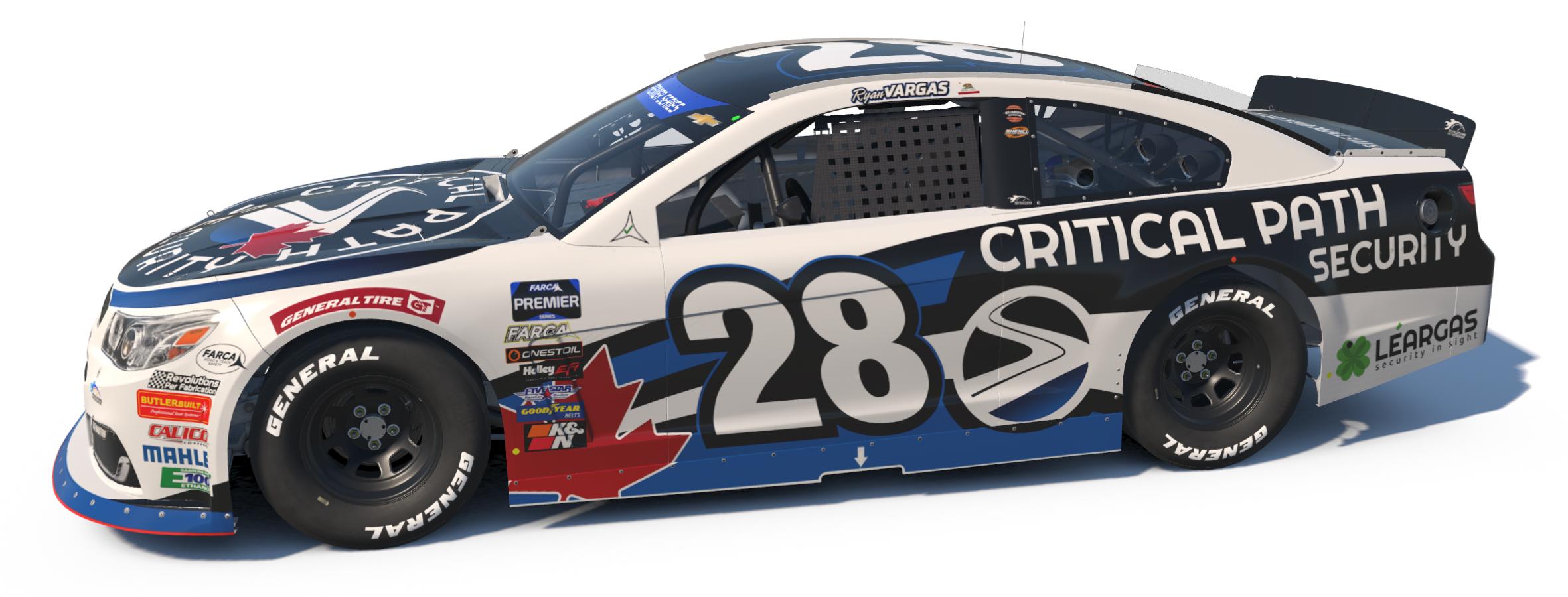 Preview of 28 Ryan Vargas Critical Path eNASCAR Sunoco ALL-STAR livery by Adam C D.