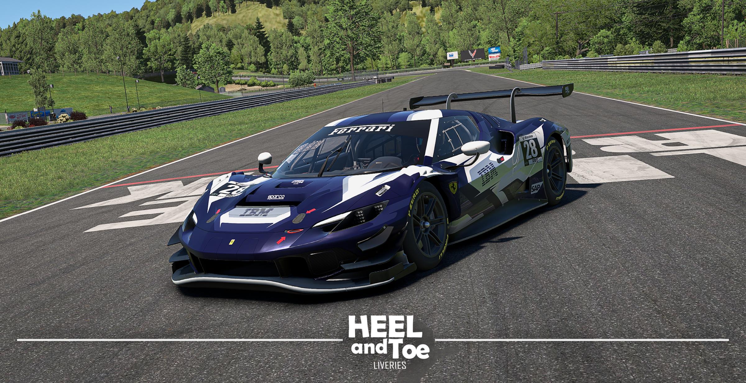 Preview of IBM Purple - Ferrari 296 GT3 by Jai L.