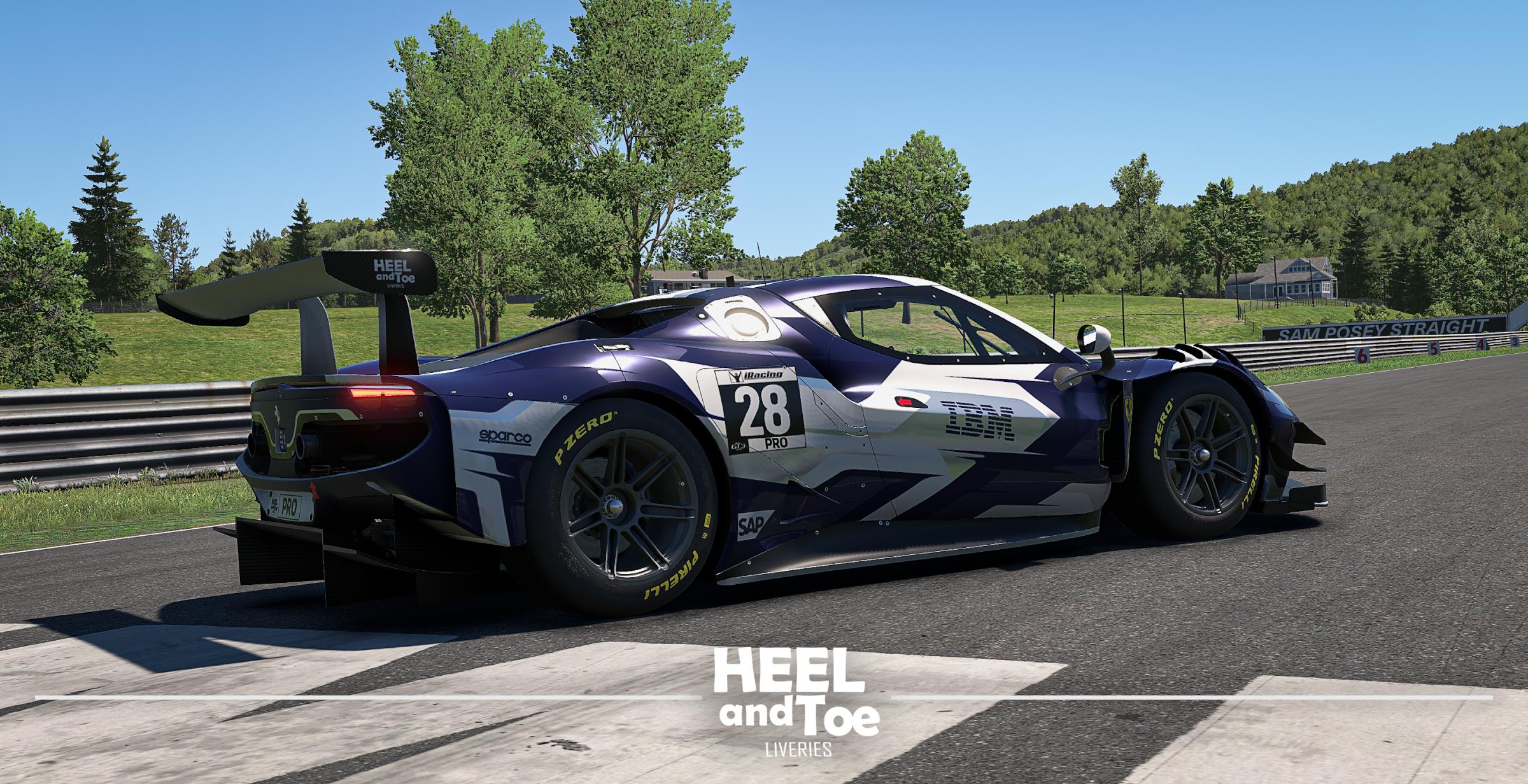 Preview of IBM Purple - Ferrari 296 GT3 by Jai L.