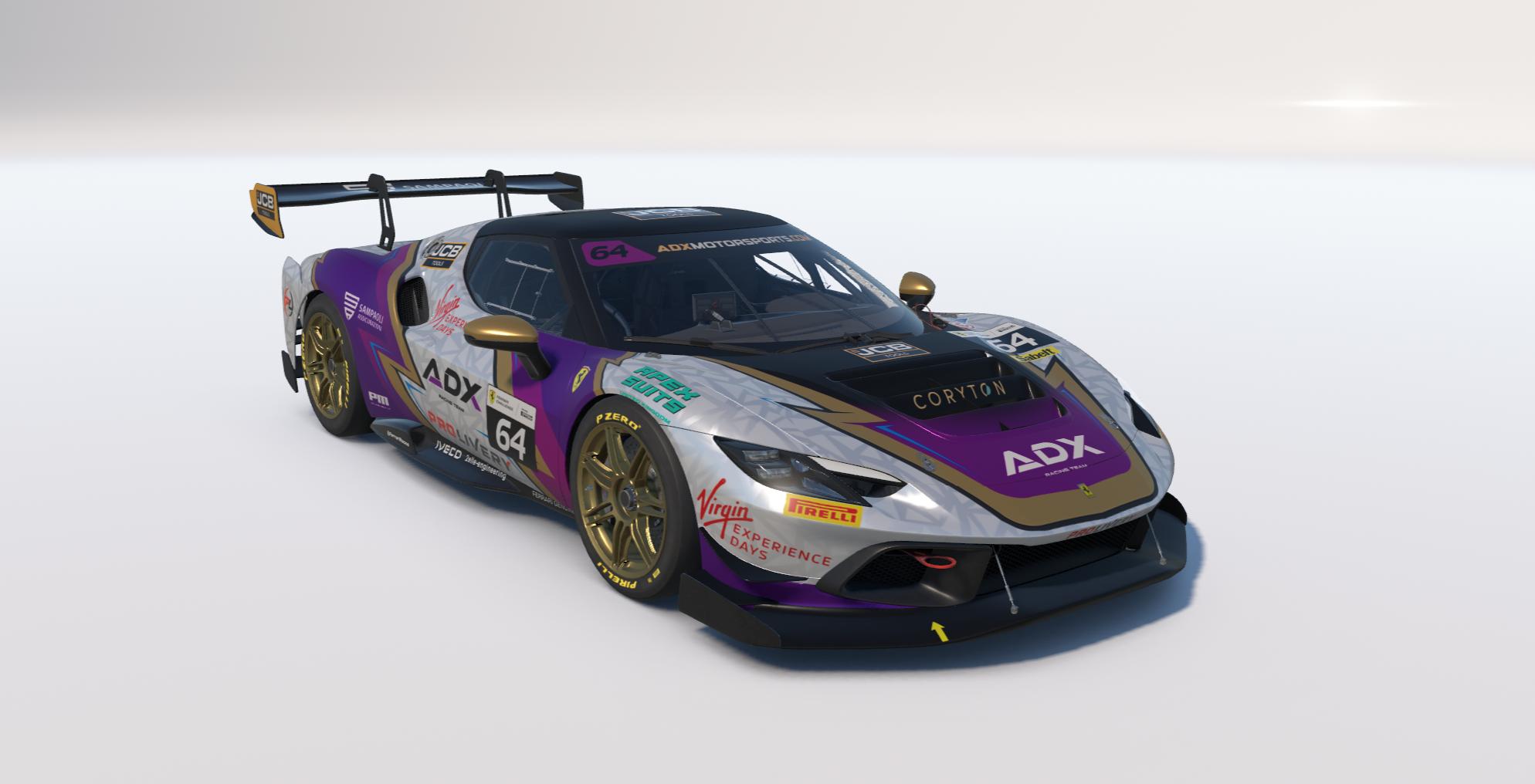 Preview of Ferrari 296 Challenge ADX Motorsports by Stefano Deleonardis