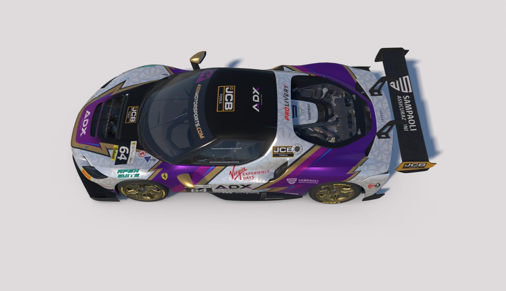 Preview of Ferrari 296 Challenge ADX Motorsports by Stefano Deleonardis