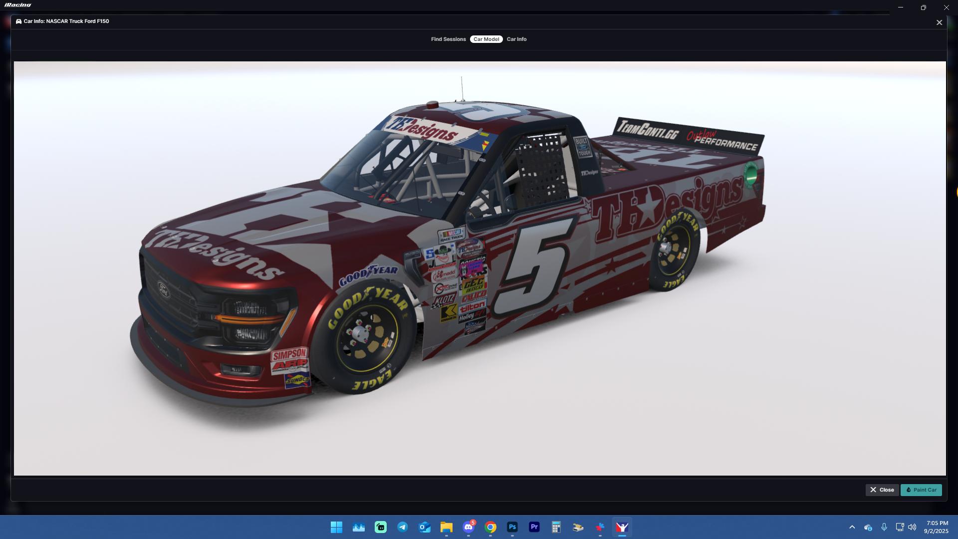 Preview of #5 - J. Griffin - TH Designs - GEC TH Designs Truck Series - 2025 by Teejay Handley