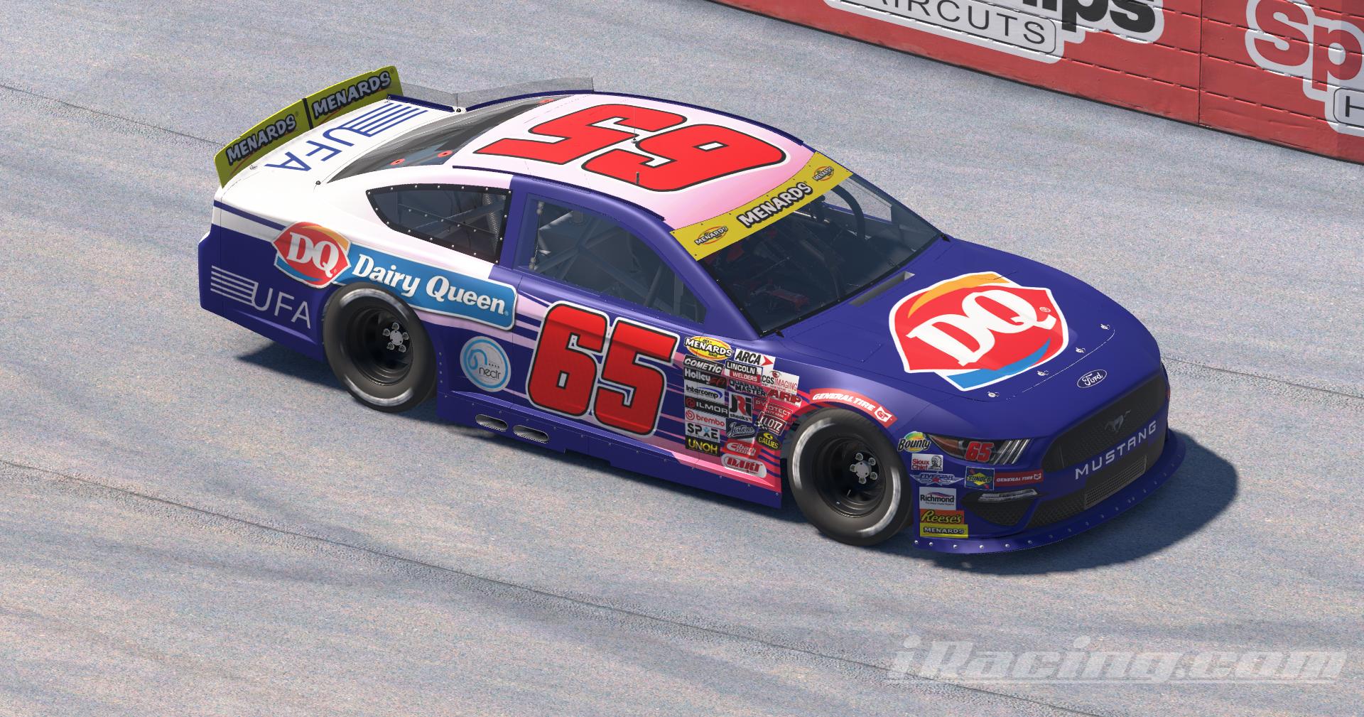 Preview of #65 Dairy Queen ARCA Ford Mustang by Andrew Rattell