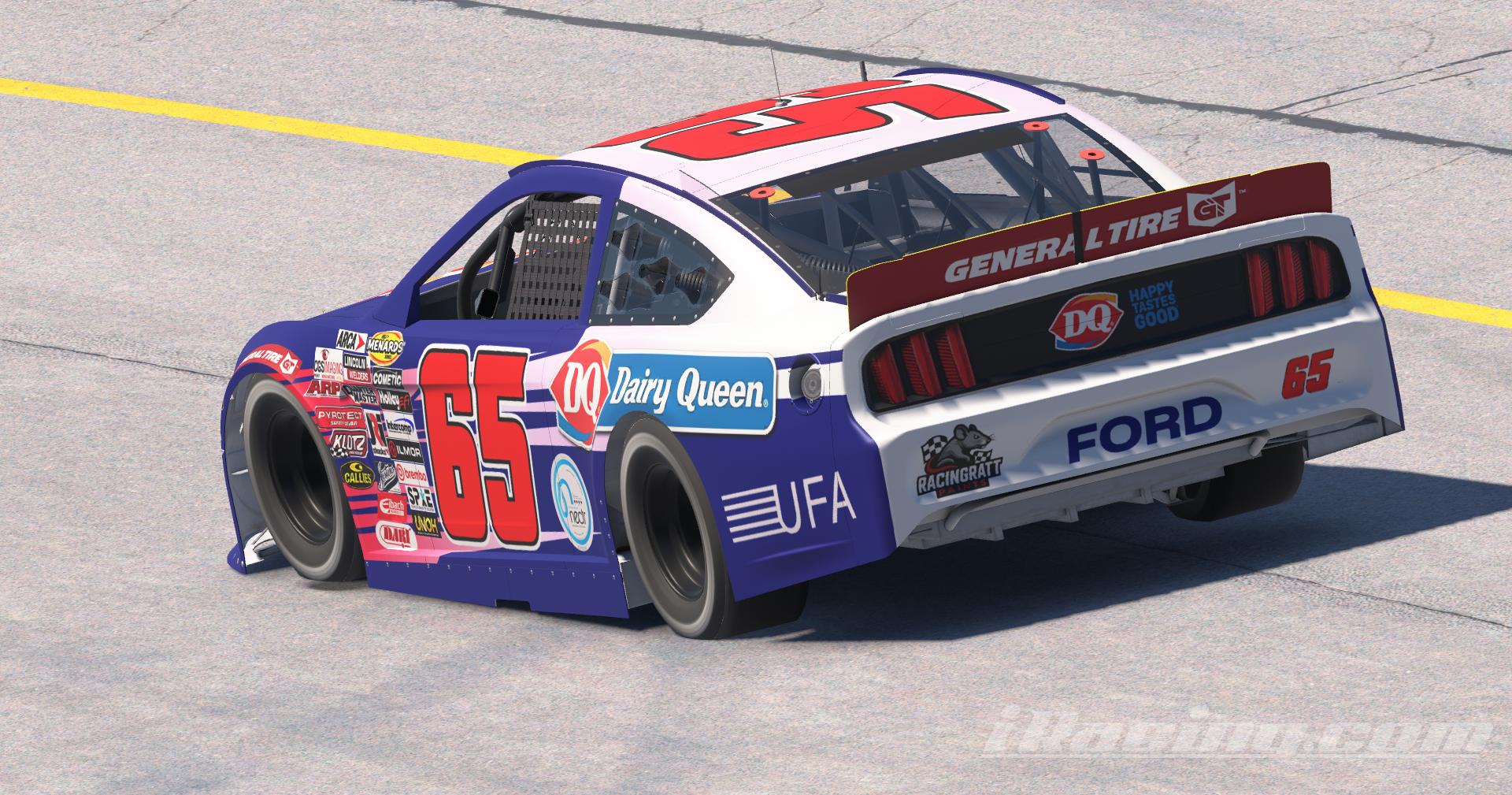 Preview of #65 Dairy Queen ARCA Ford Mustang by Andrew Rattell