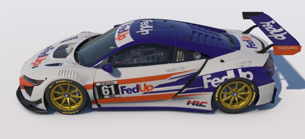 Preview of Acura GT3 FedUp by Marcellus Breuning