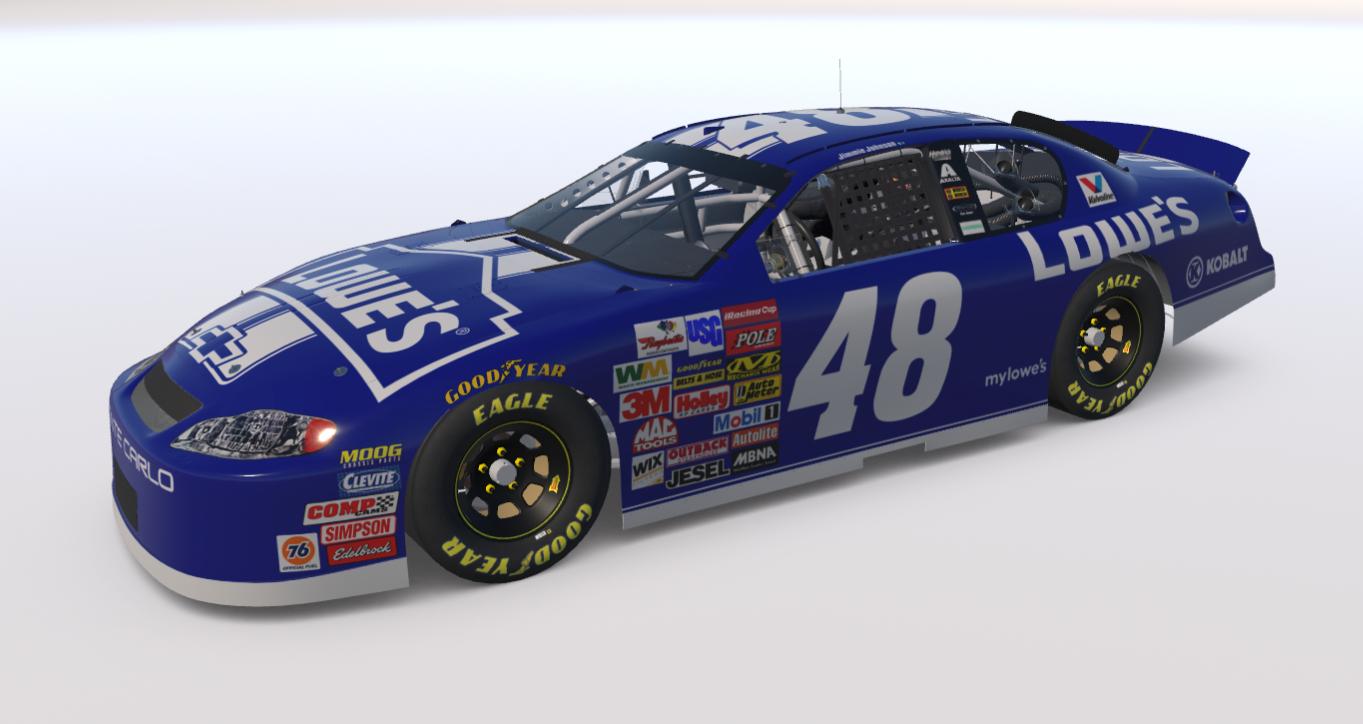 Preview of Jimmie Johnson 2013 Lowes Chevrolet Monte Carlo Superspeedway (Custom Number) by Will Bangs