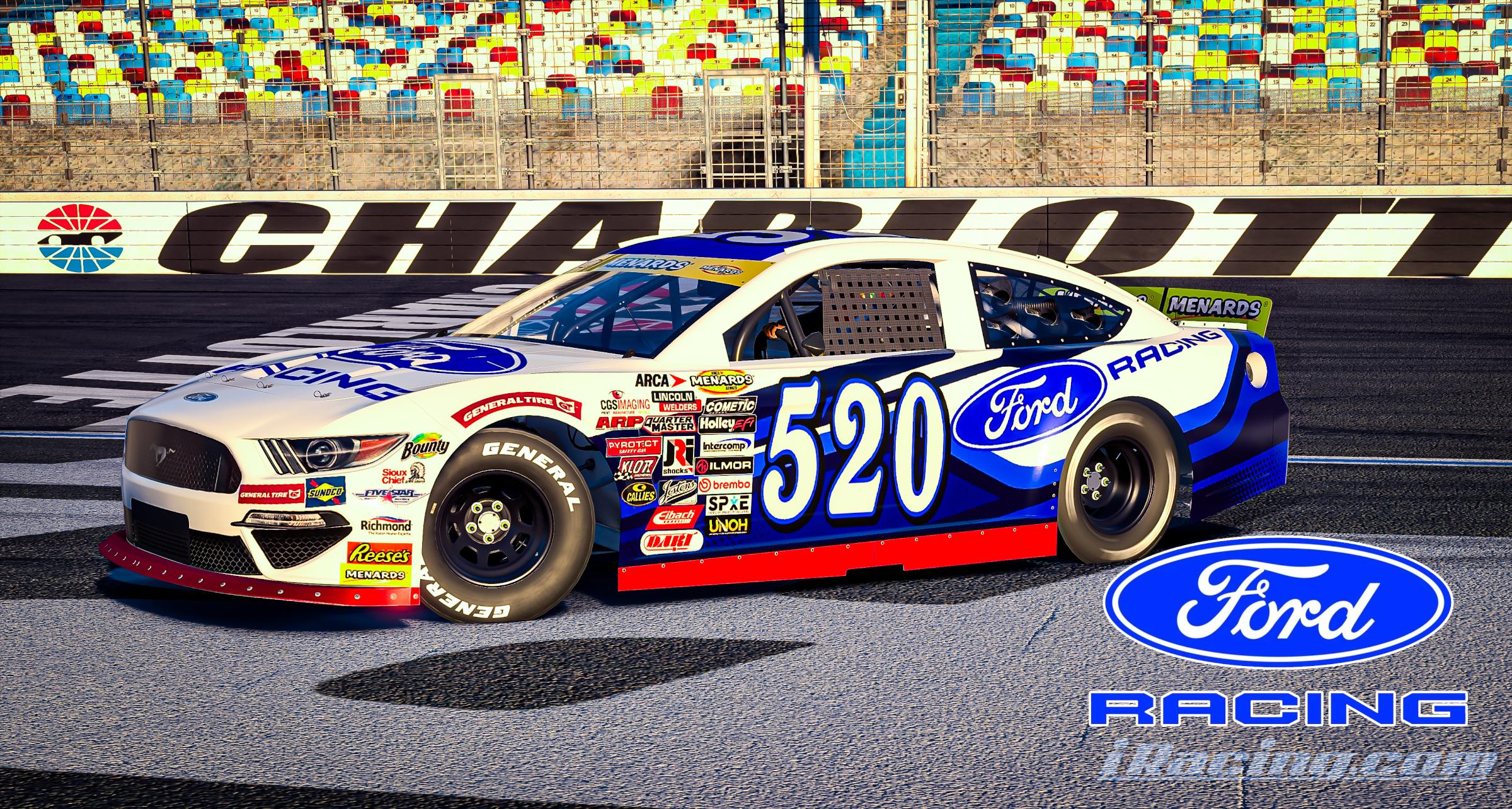 Preview of Ford Racing New Logo ARCA Dark Horse Mustang by Michael C.