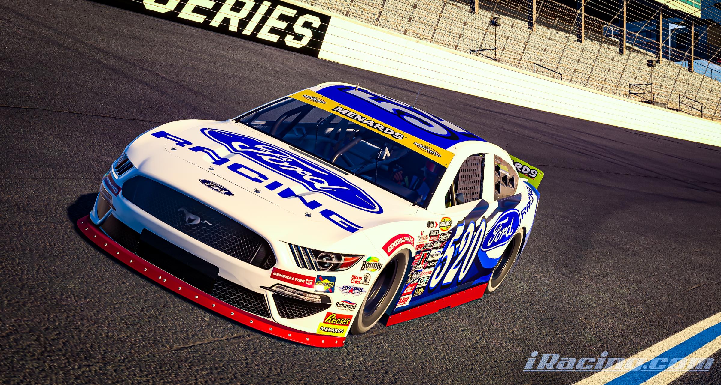 Preview of Ford Racing New Logo ARCA Dark Horse Mustang by Michael C.