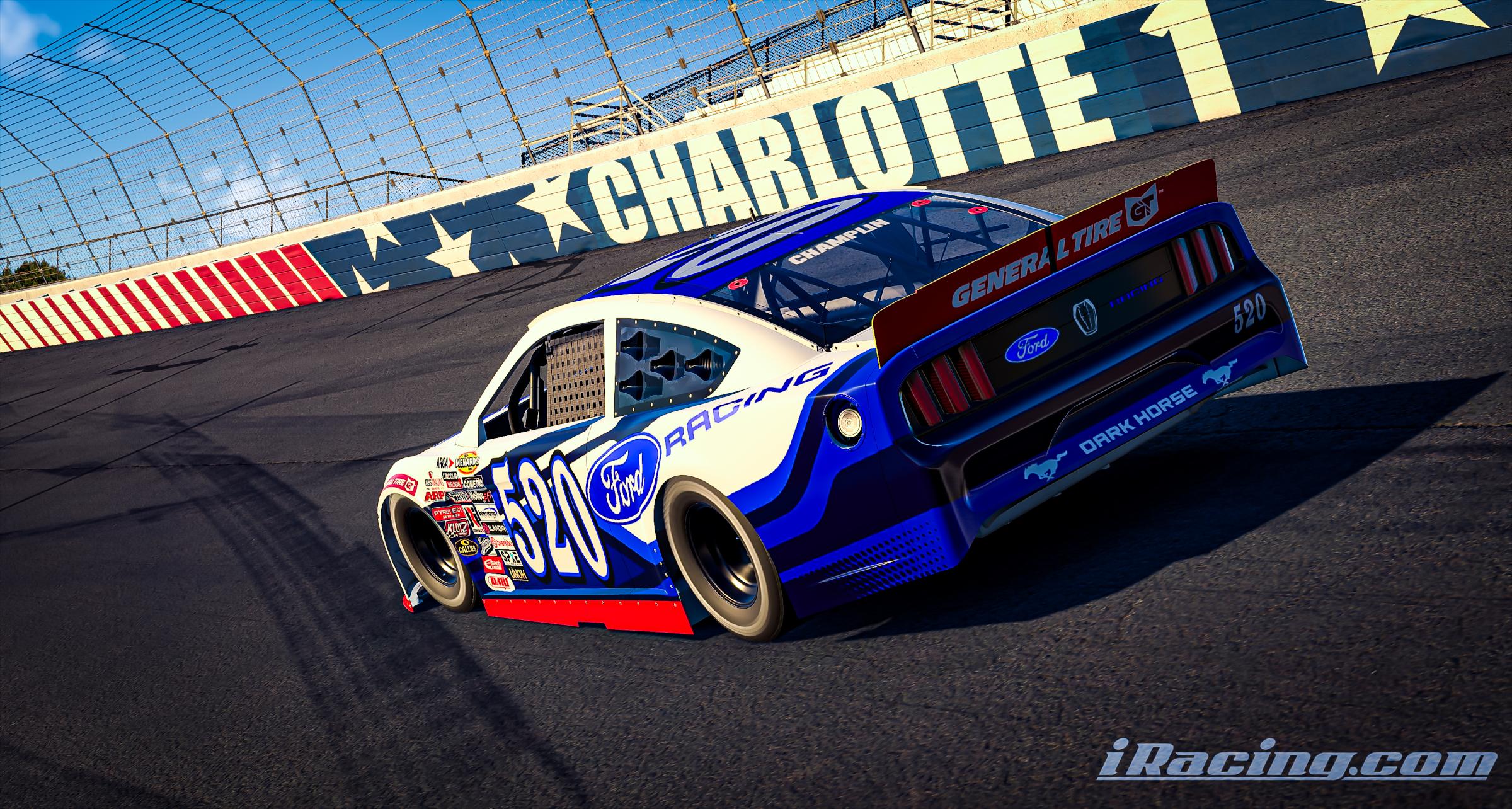 Preview of Ford Racing New Logo ARCA Dark Horse Mustang by Michael C.
