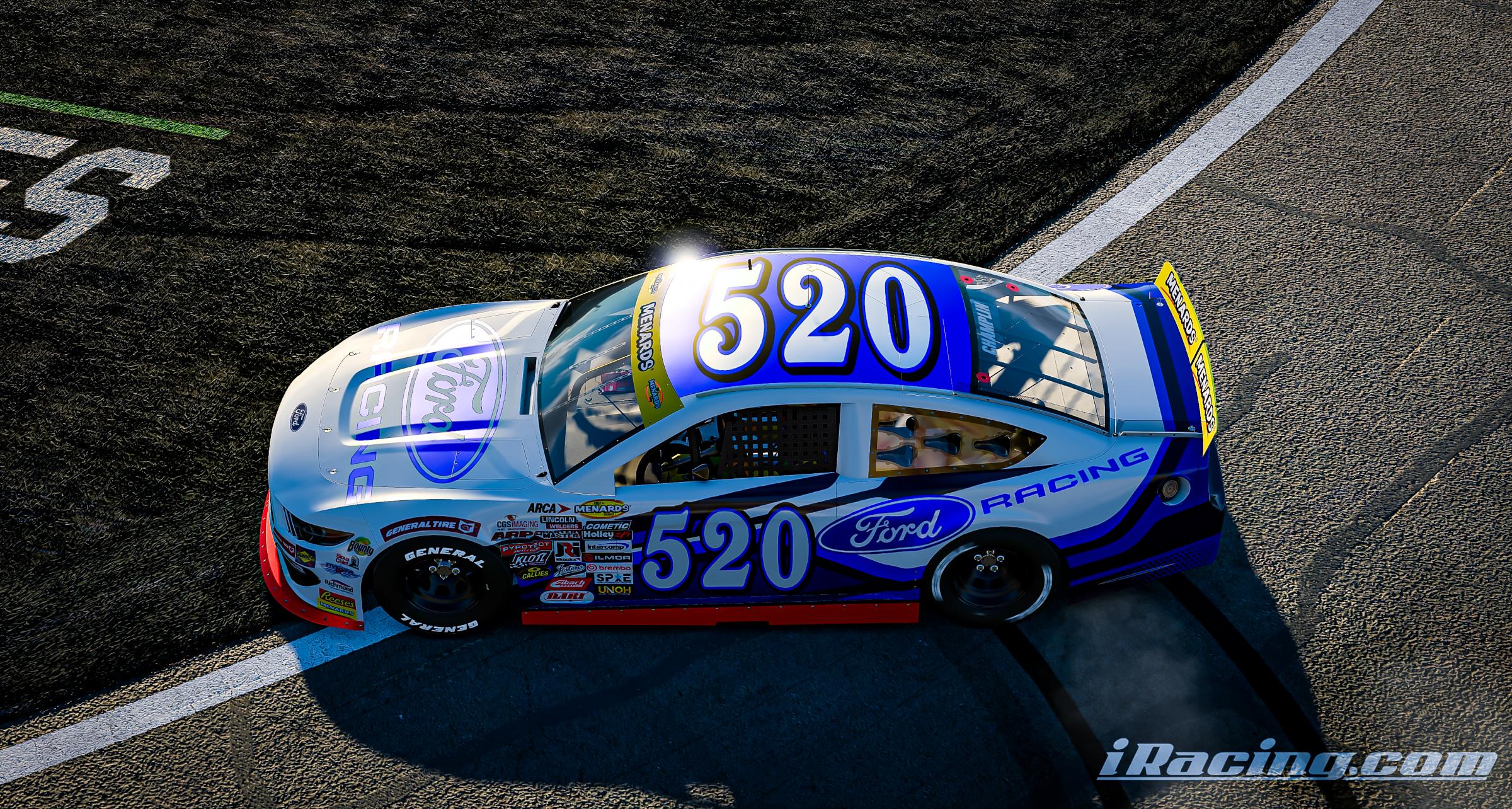 Preview of Ford Racing New Logo ARCA Dark Horse Mustang by Michael C.