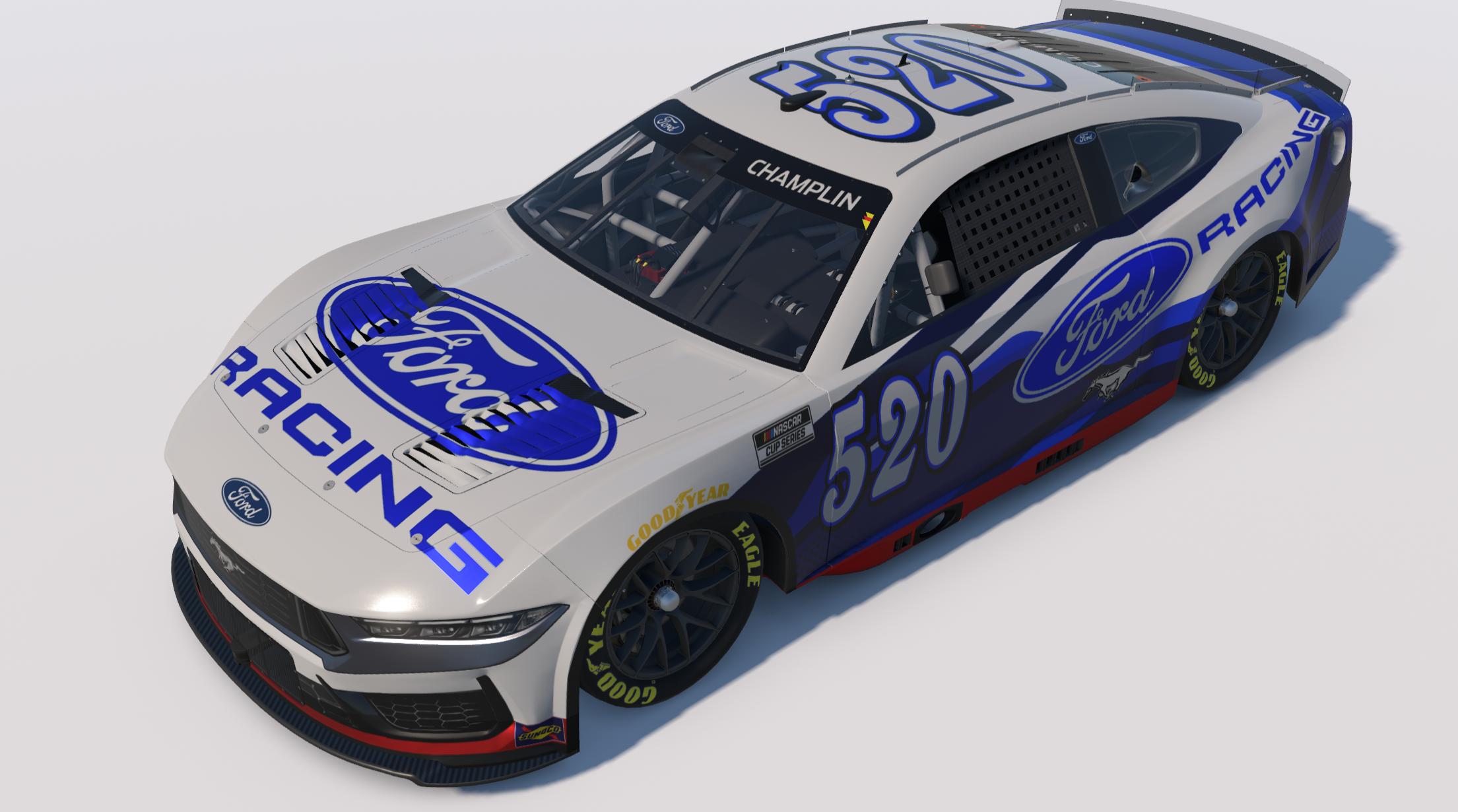 Preview of New Ford Racing Logo NextGen Mustang by Michael C.