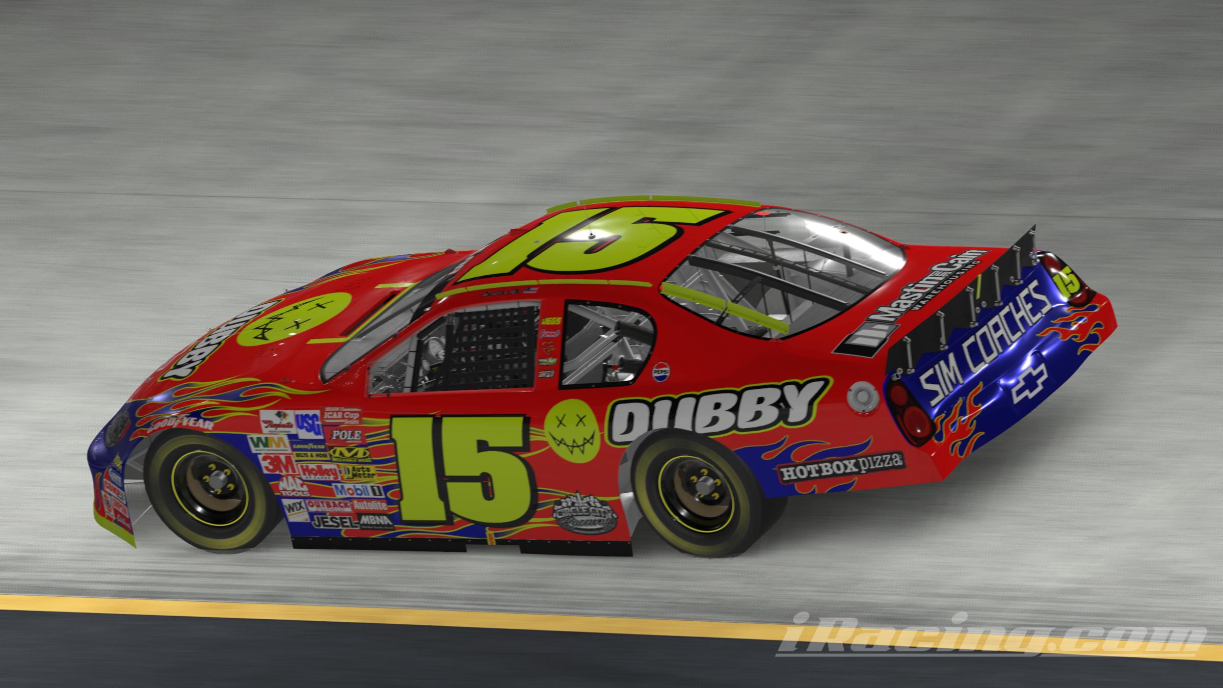 Preview of My #15 ICAR Gen 4 Monte Carlo Dubby Energy Short Track scheme by Kendrick Hom