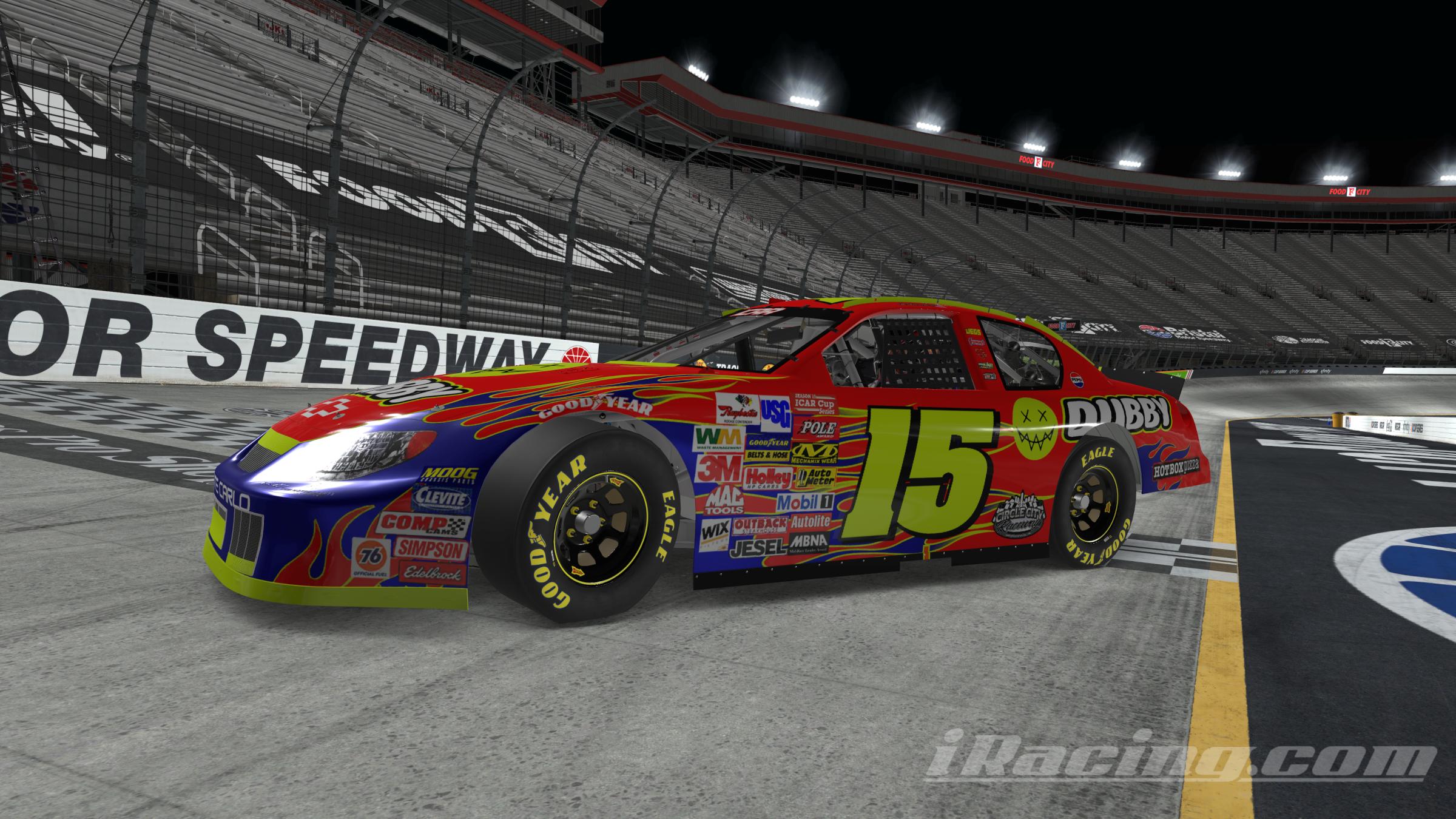 Preview of My #15 ICAR Gen 4 Monte Carlo Dubby Energy Short Track scheme by Kendrick Hom