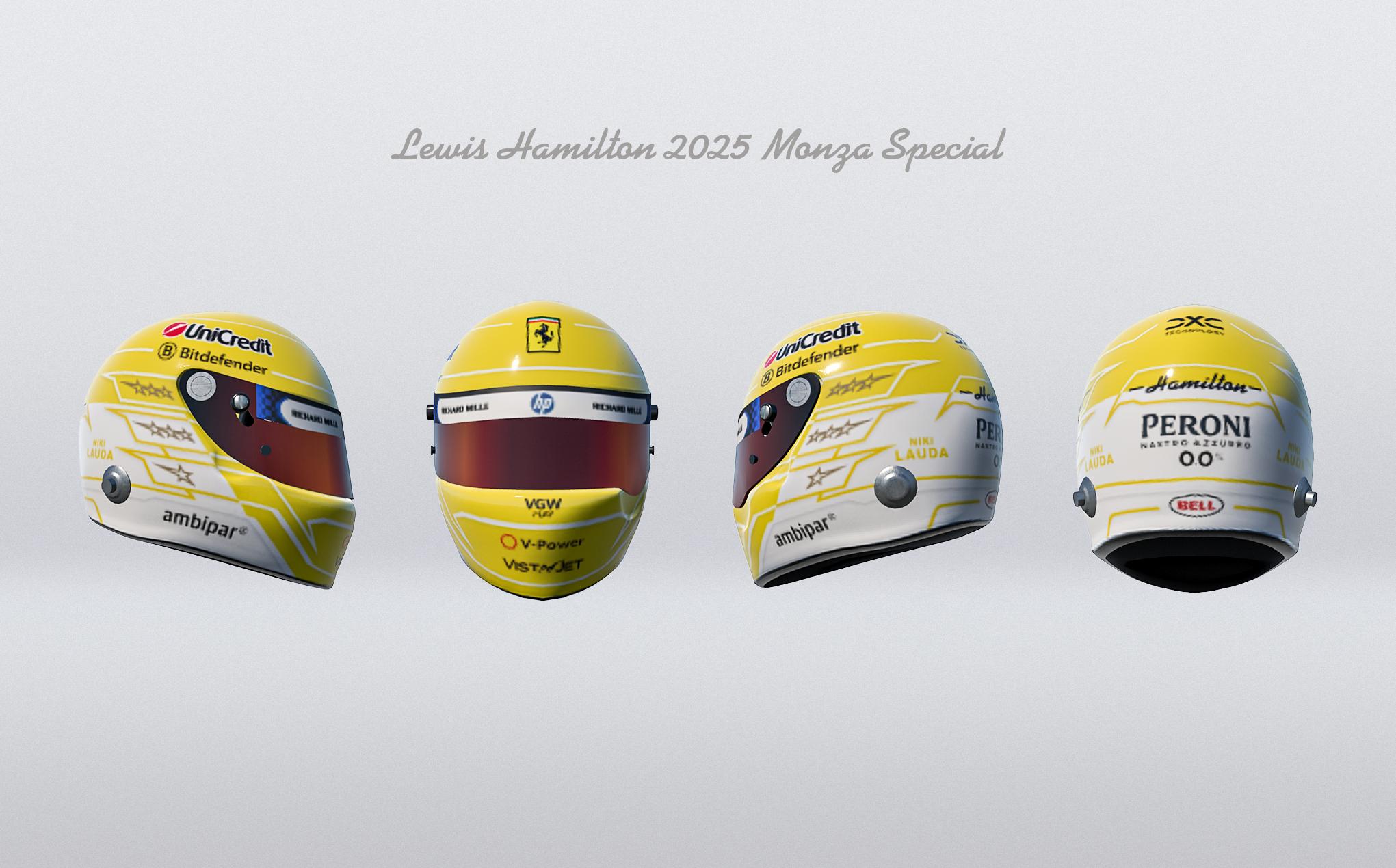 Preview of lewis hamilton 2025 ferrari monza special by Daniel B.