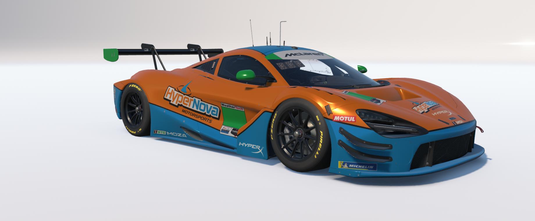 Preview of HyperNova Motorsports 2025 McLaren 720s EVO GT3 by Taylor Mynhier