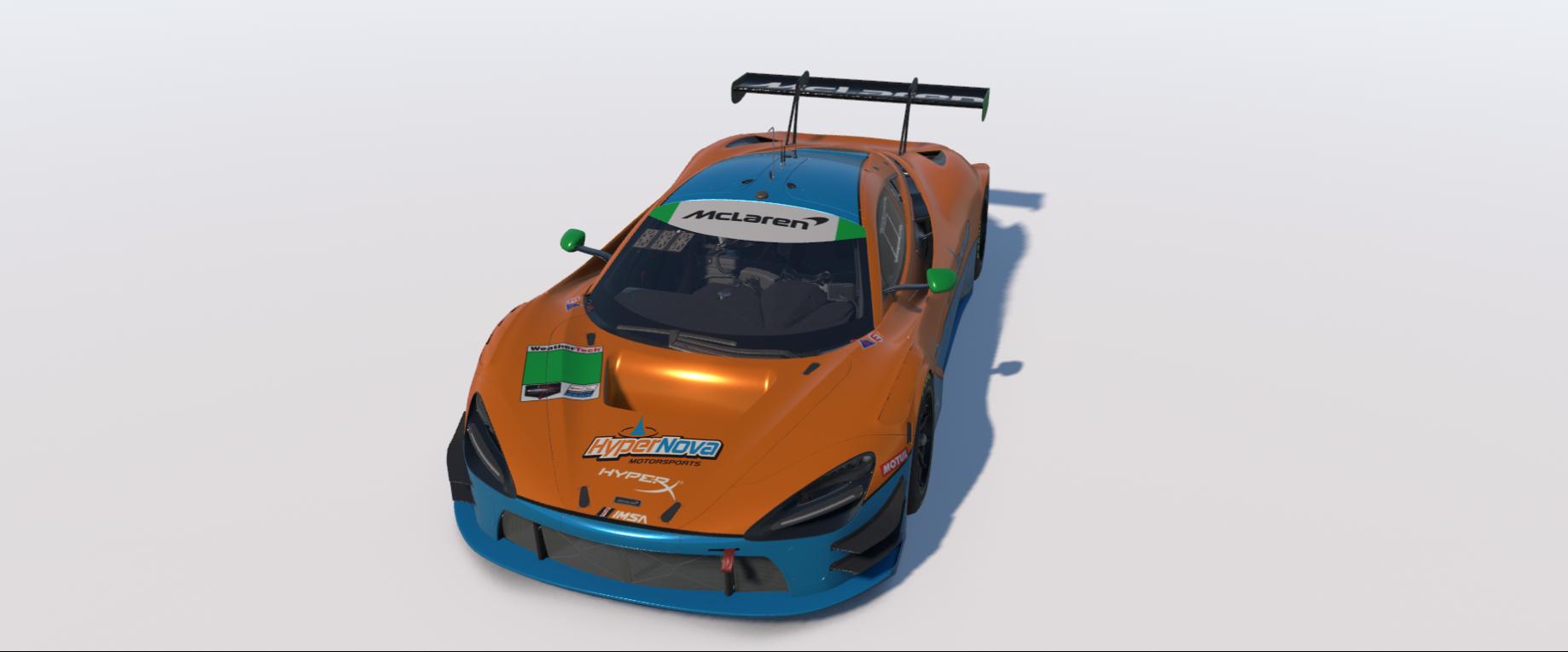 Preview of HyperNova Motorsports 2025 McLaren 720s EVO GT3 by Taylor Mynhier