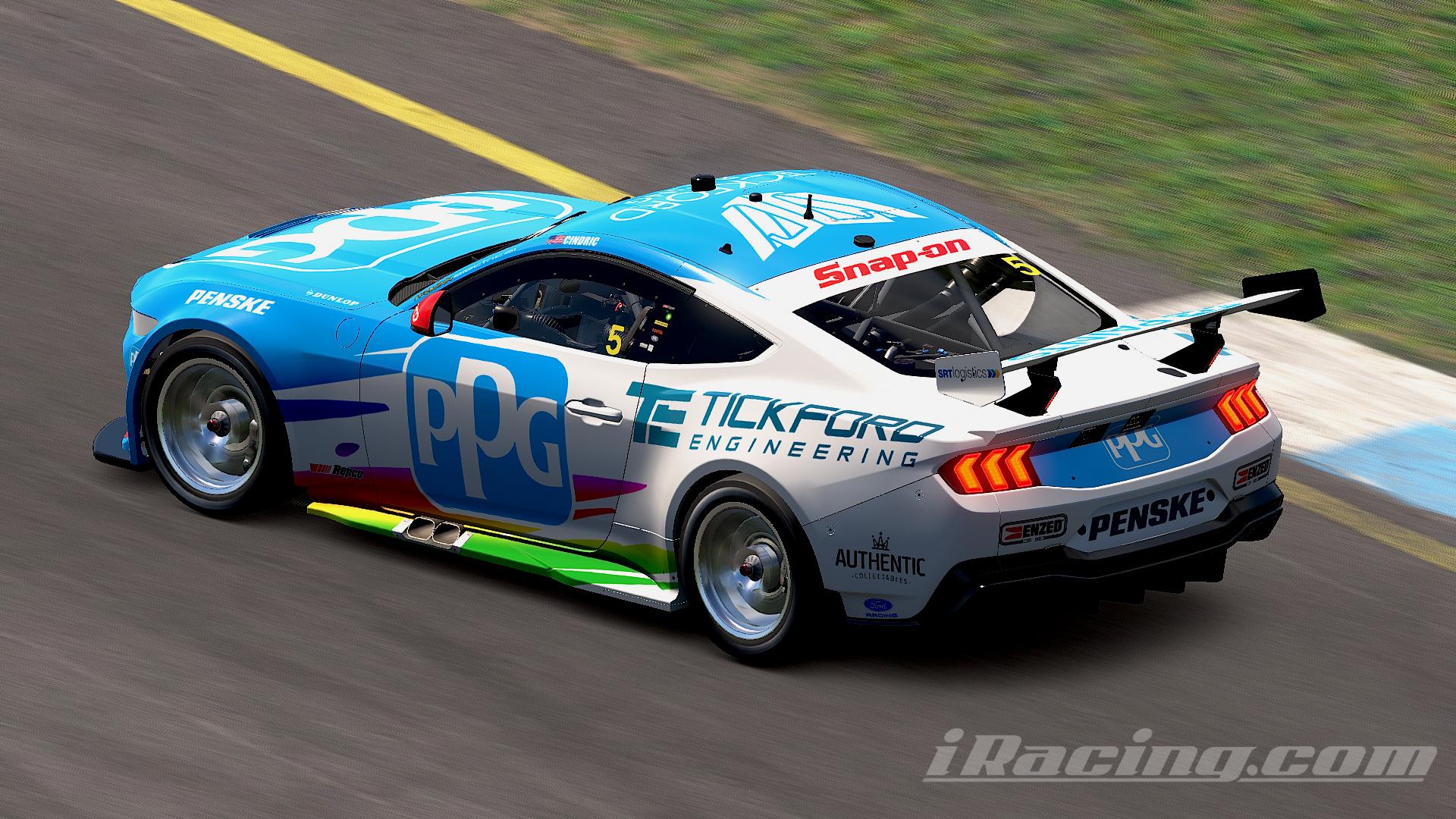 Preview of Austin Cindric PPG Supercars Mustang Concept by Patrick O.