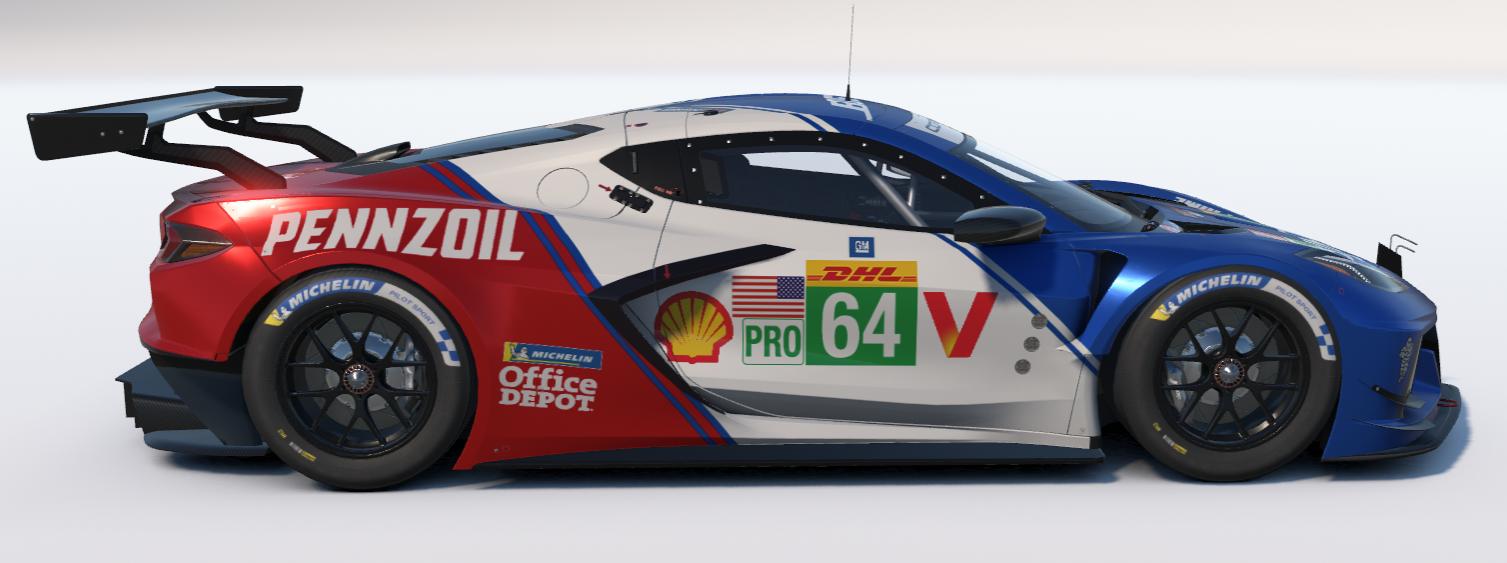 Shell Pennzoil Chevrolet Corvette C8.R GTE by Ronald Lawson2 - Trading ...