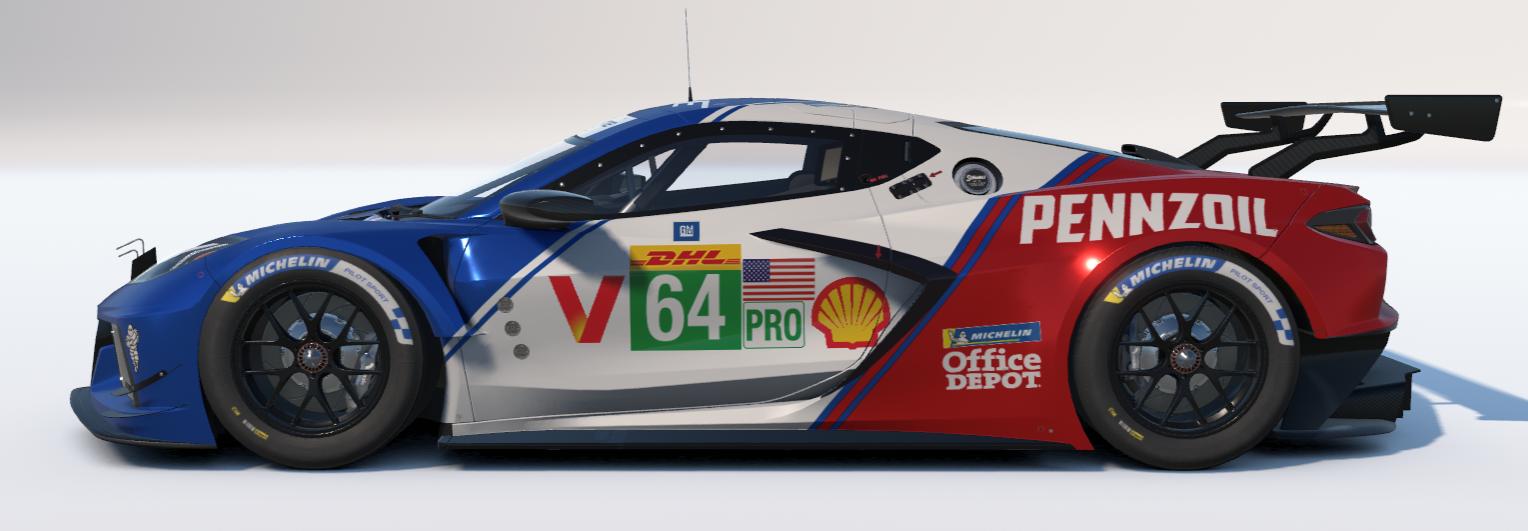 Shell Gas Corvette Shell Pennzoil Chevrolet Corvette C8.R GTE by Ronald Lawson2 - Trading ...