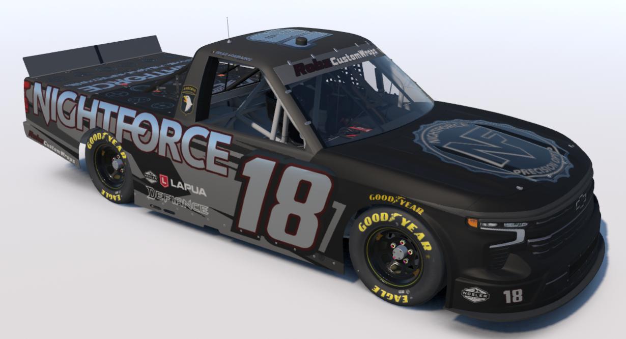 Preview of Black Nightforce Silverado by Robbie Adams2