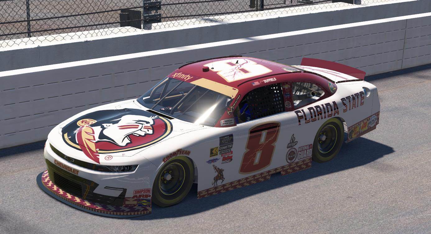 Preview of Xfinity Car FSU White by Andrew Duffield2