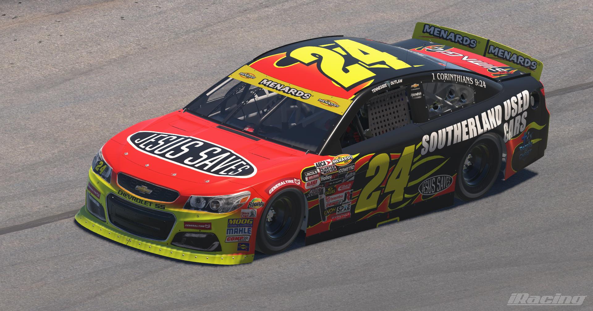 Preview of Jesus Saves ARCA Chevy SS "Jeff Gordon Throwback" by Andrew Rattell