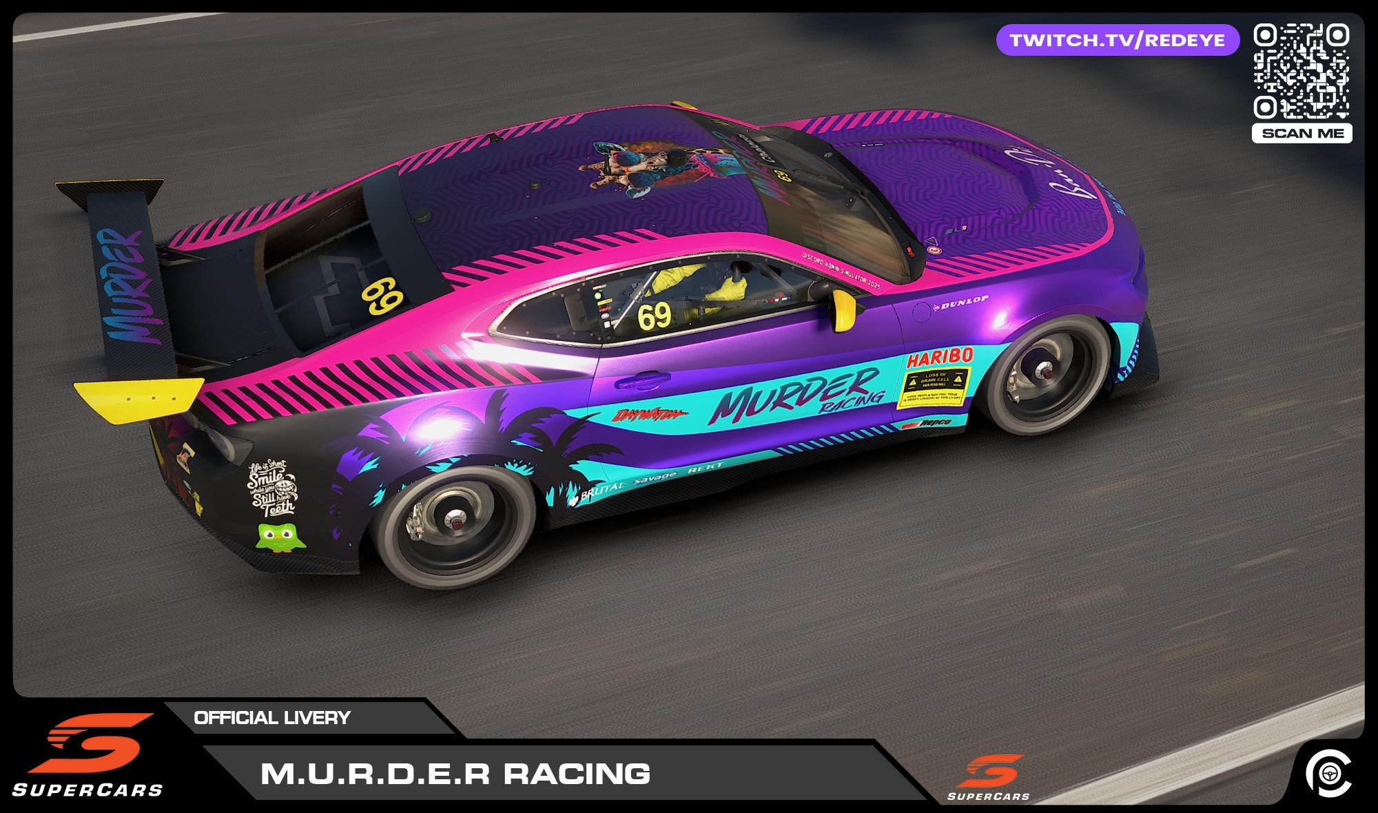 Preview of 2025 M.U.R.D.E.R. Racing Official Supercar Chevy by Paul R Chaloner