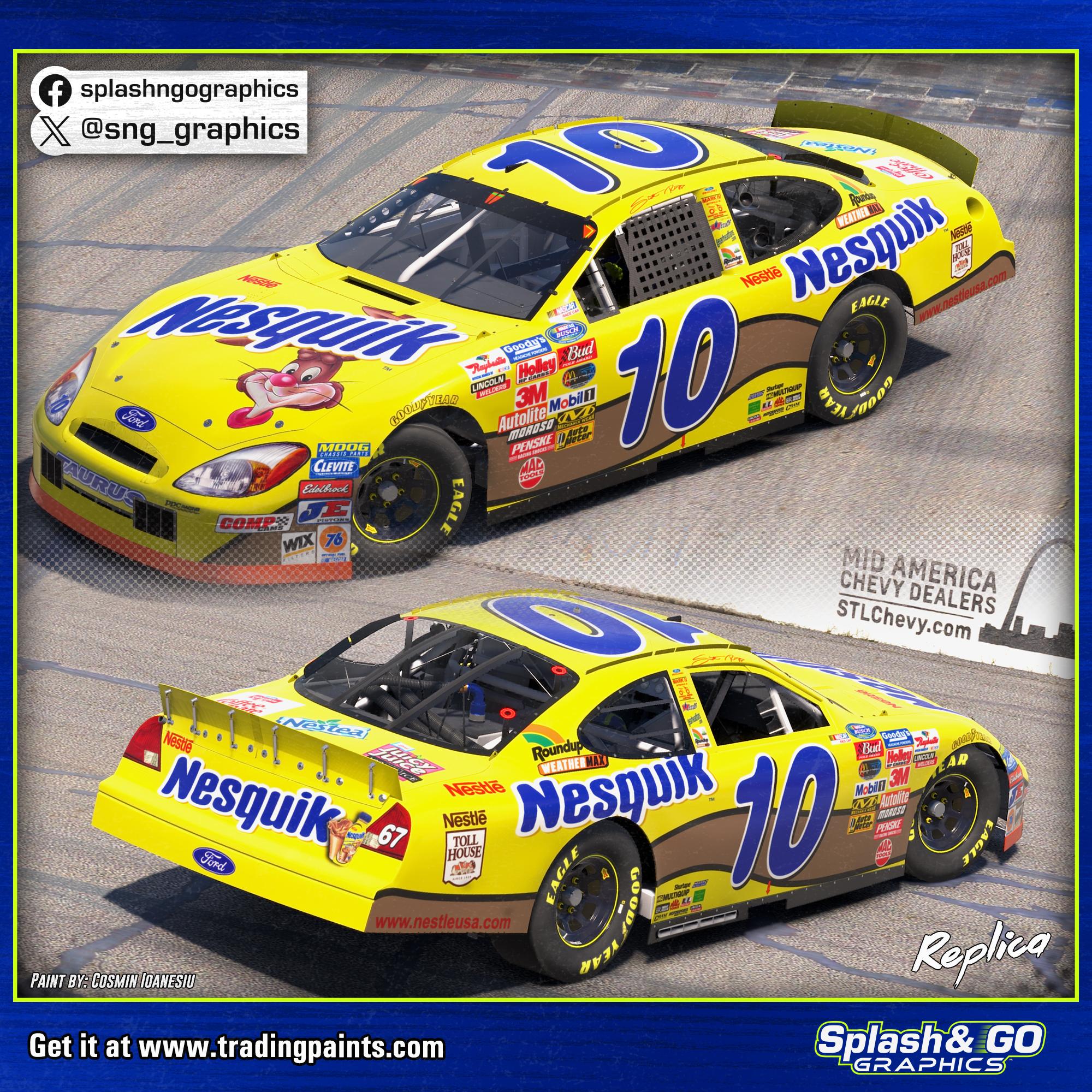Preview of Scott Riggs 2003 Nesquik Busch Series - Gateway I #10 by Cosmin I.
