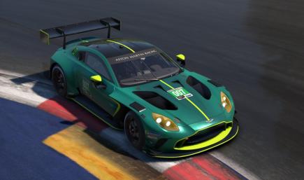 Aston Martin Racing Vantage GT3 EVO - Press Livery - IMSA GTD Placards