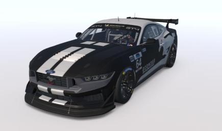 Ford Mustang GT4 - frosted black