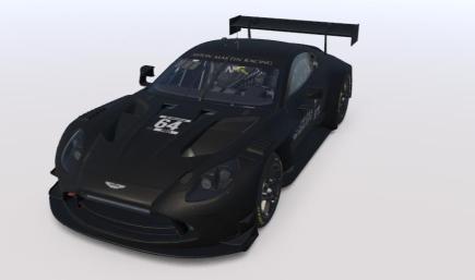 Aston Martin GT3 - frozen black