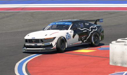 FP White & Black IMSA PC Mustang GT4