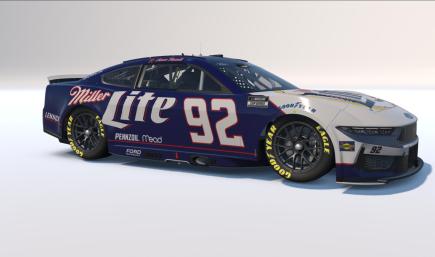 Aaron Russell 2025 Miller Lite Rusty Wallace Bristol CN