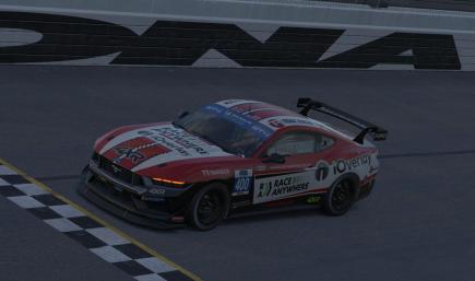 4X Racing - Ford Mustang GT4 - 2025 Red