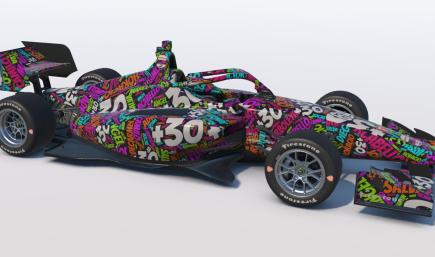 Dallara IL 15 md30 nube nombres negro