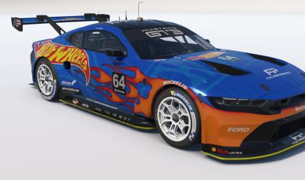 Hot Wheels Mustang GT3 Sim Stamp
