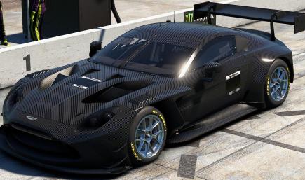 Carbon Fibre Aston Martin Vantage (GT3 decals)