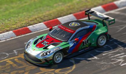 Ecurie Col dOiseaux Aston Martin Vantage GT3 Evo Mike more green