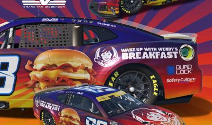 2025 Shane Van Gisbergen Wendys Breakfast Baconator Chevrolet No Num