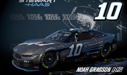 Noah Gragson 2025 Stewart Haas Ford Mustang ( Fictional)