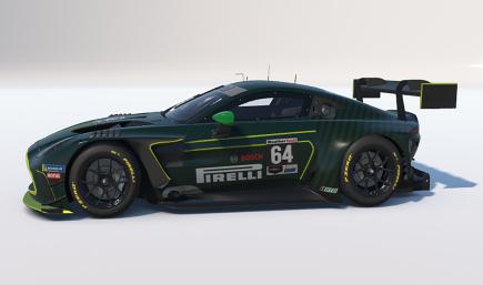 Aston in British Racing Green