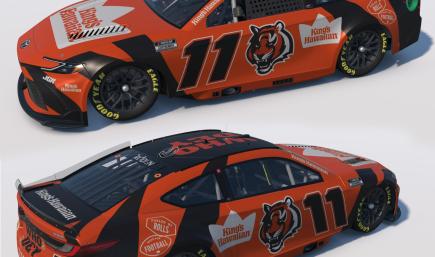 2025 Denny Hamlin Hawiian Bengals Camry