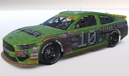 Minecraft ARCA Ford Mustang (No Number)