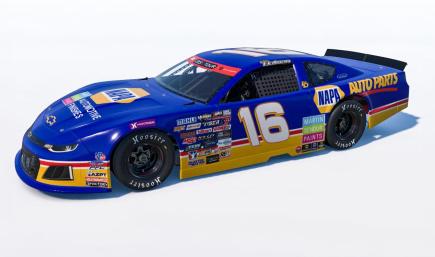 Jake Bollman 2025 Throwback CARS Tour NAPA Camaro (Sim Stamp)