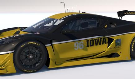Iowa Hawkeyes Corvette Z06 GT3.R