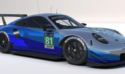 Porsche 911 RSR - Laguna Blues